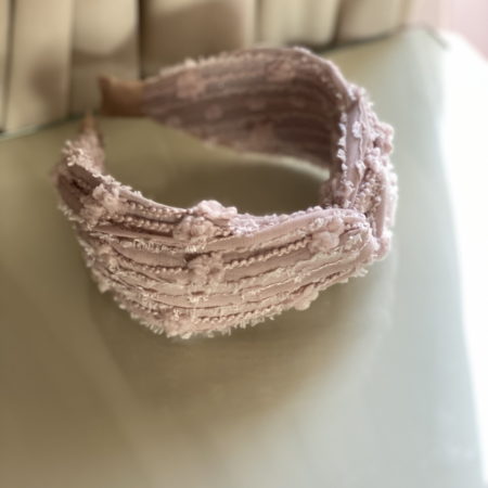 Classic Headband In Blush Pink