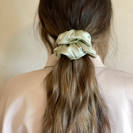 sage scrunchie