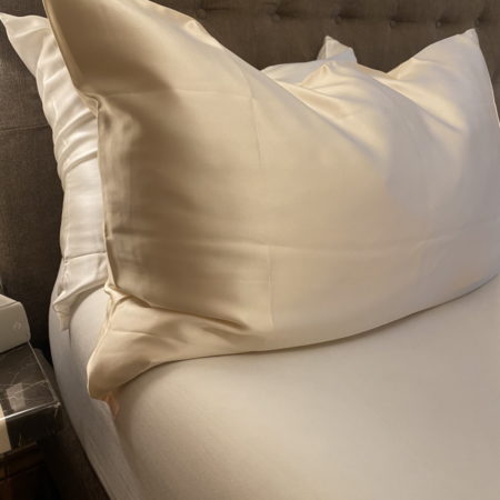 Mulberry champagne pillowcase