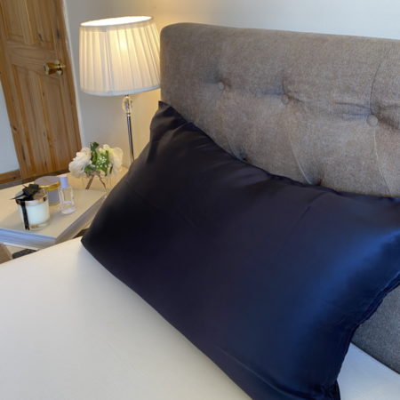 Mulberry Navy pillowcase