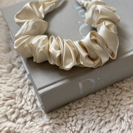 Ruffle Headband Champagne