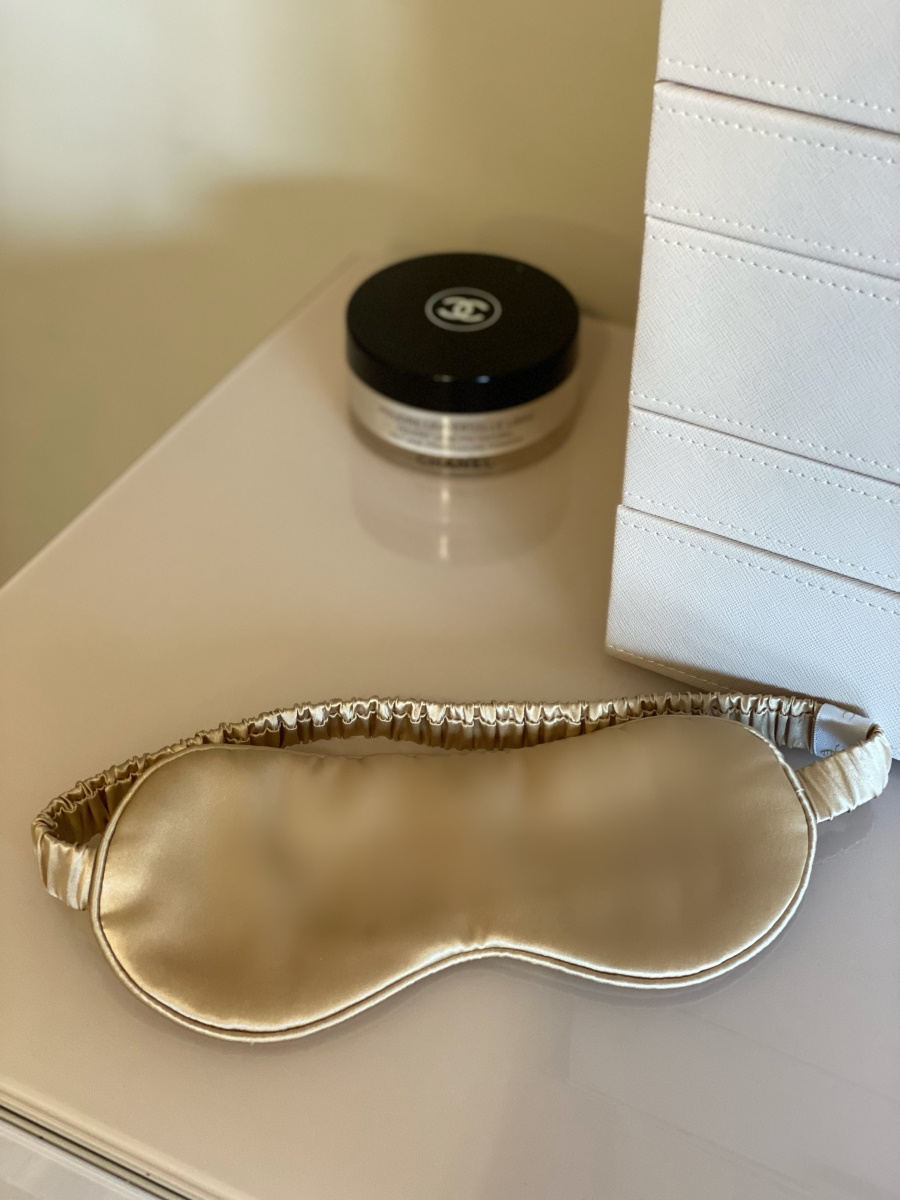 Mulberry Silk Eye Mask Caramel