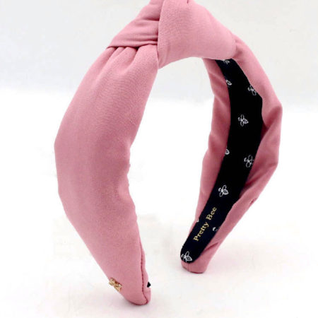 Bubblegum Knotted Headband 2