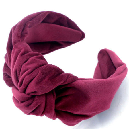 High Knot Luxury Headband Fuchsia Purple 2