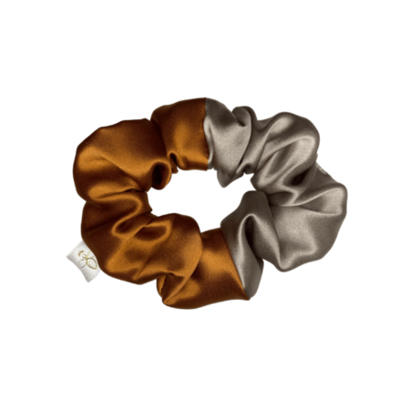 Silk Scrunchie pumpkin spice